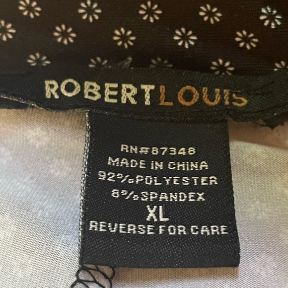 ROBERT LOUIS WOMEN'S Pull on PALAZZO PANTS sailor black white wide leg XL New - Picture 6 of 14